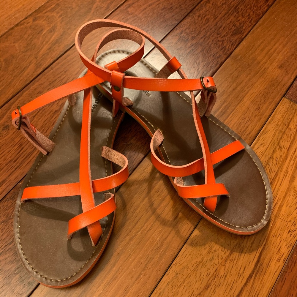 Mossimo red/orange sandals